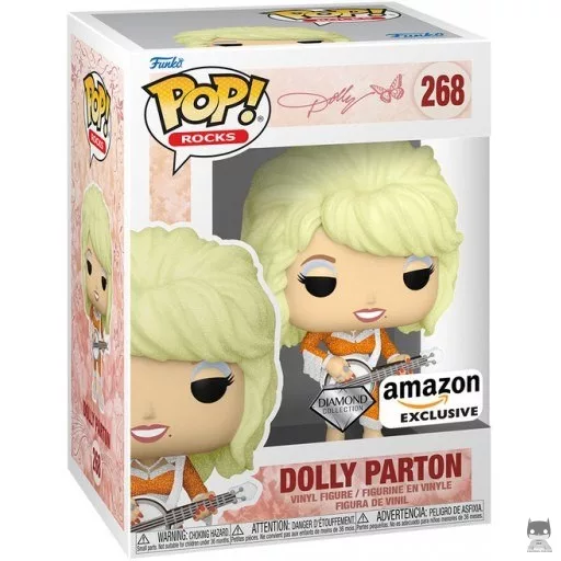 Figurine Funko POP Dolly Parton (Glastonbury 2014) (Diamond Glitter) (Amazon)