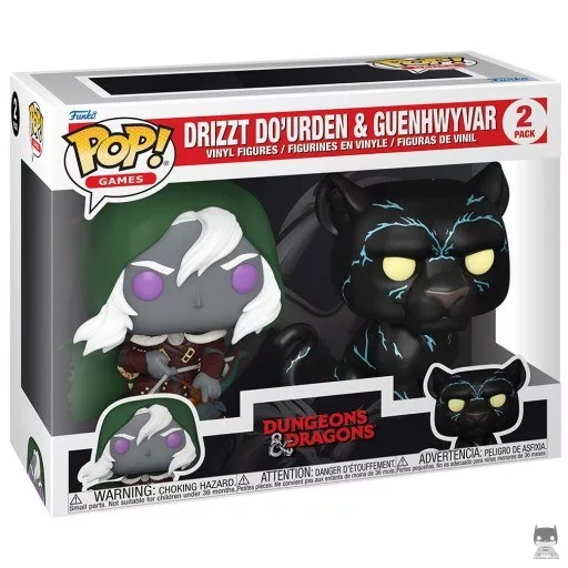 Figurine Funko POP Drizzt Do'Urden & Guenhwyvar (Pop! Vinyl)