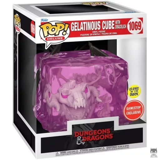 Figurine Funko POP Cube Gélatineux avec Dracoliche (Glow in the Dark) (Cube Gélatineux)