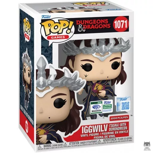 Figurine Funko POP Iggwilv (Tasha) avec Demonomicon (Donjons & Dragons)