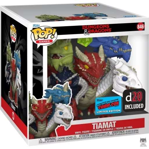 Figurine Funko POP Tiamat avec D20 (Supersized) (Donjons & Dragons)