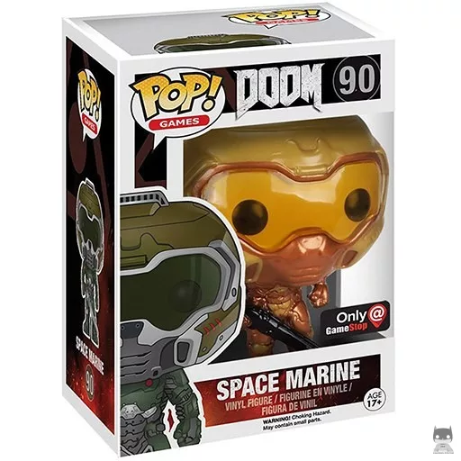 Figurine Funko POP Space Marine (Or) (GameStop)