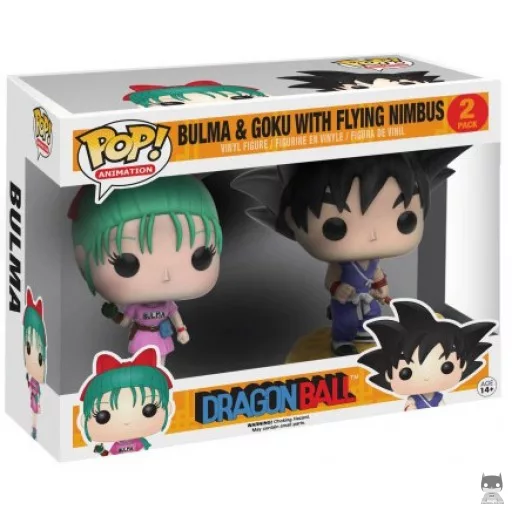 Figurine Funko POP Bulma & Goku avec Nuage Magique (Exclusive)