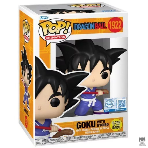Figurine Funko POP Goku avec Baton Magique (Glow in the Dark) (Dragon Ball (DB))