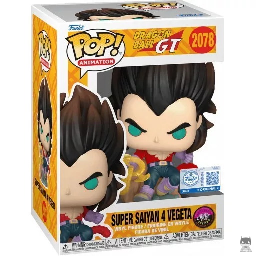Figurine Funko POP Vegeta Super Saiyan 4 (Chase & Flocked & Glow in the Dark) (Dragon Ball GT)