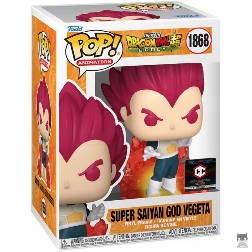 Figurine Funko POP Vegeta Super Saiyan God (Dragon Ball Super (DBS))