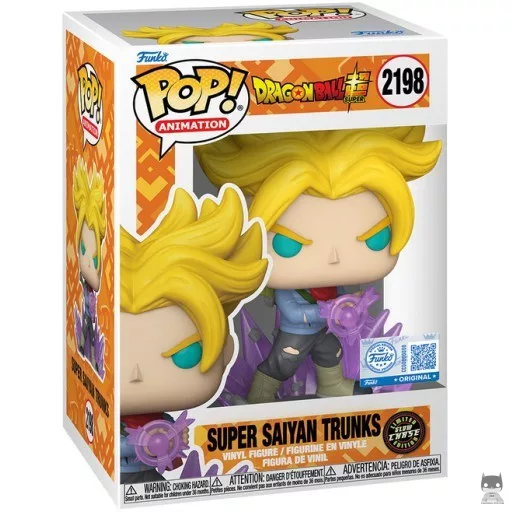 Figurine Funko POP Trunks Super Saiyan (Chase & Glow in the Dark) (Dragon Ball Super (DBS))
