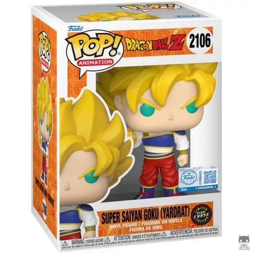 Figurine Funko POP Goku Super Saiyan (Yardrat) (Chase & Glow in the Dark) (Dragon Ball Z (DBZ))