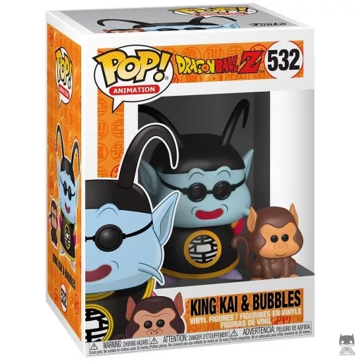 Figurine Funko POP Maître Kaio & Bubbles (Maître Kaio)