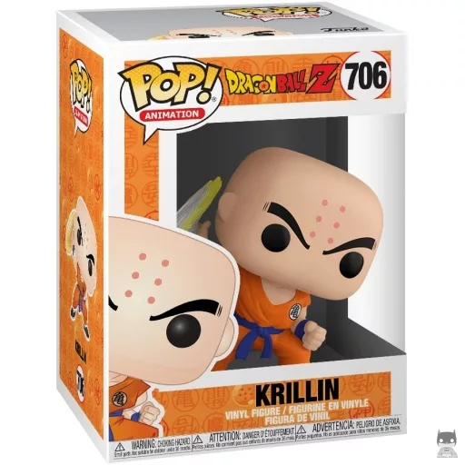 Figurine Funko POP Krillin avec Disque de la Destruction (Dragon Ball Z (DBZ))