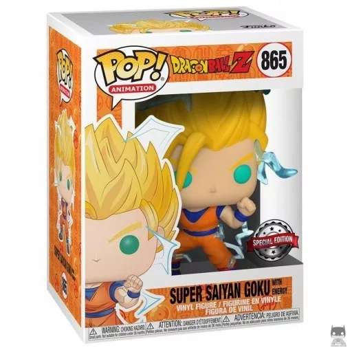 Figurine Funko POP Super Saiyan Goku avec Energie (Dragon Ball Z (DBZ))