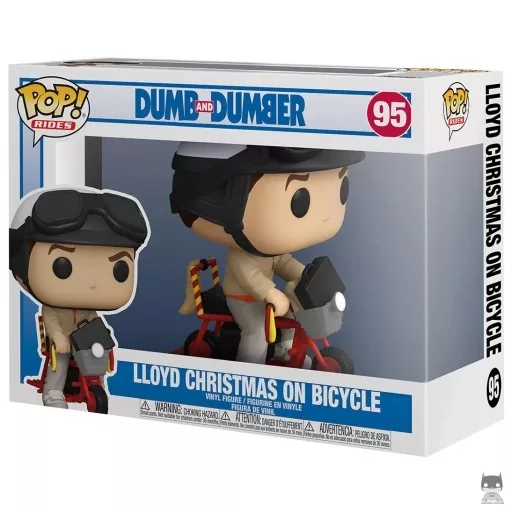 Figurine Funko POP Lloyd Christmas sur Vélo (Dumb et Dumber)