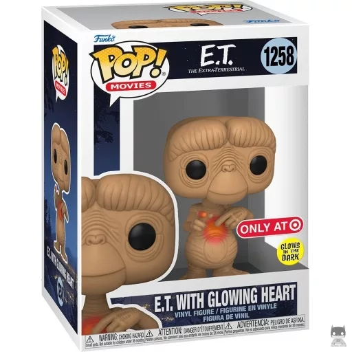 Figurine Funko POP E.T. avec Cœur rayonnant (Funkoween 2022)
