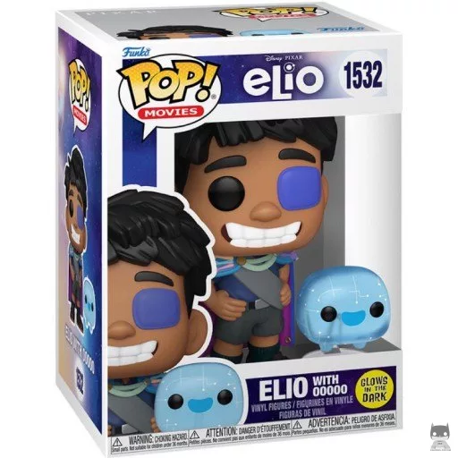 Figurine Funko POP Elio avec 00000 (Glow in the Dark) (Glow in the Dark)