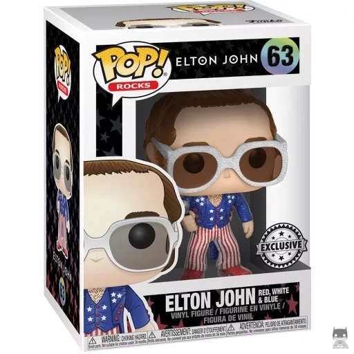 Figurine Funko POP Elton John (USA) (Glitter) (Elton John)