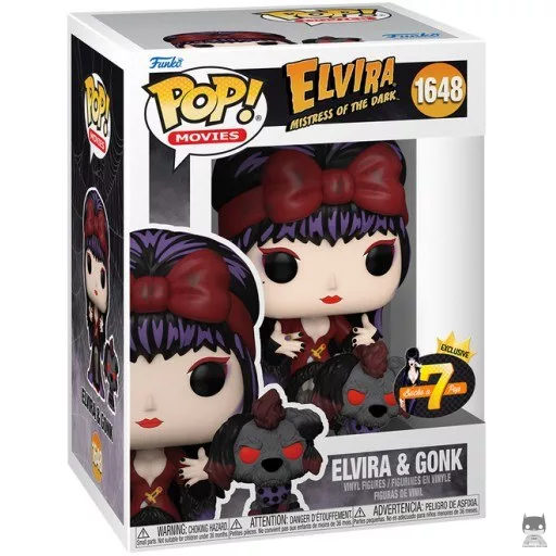 Figurine Funko POP Elvira & Gonk (Elvira, Maîtresse des Ténèbres)