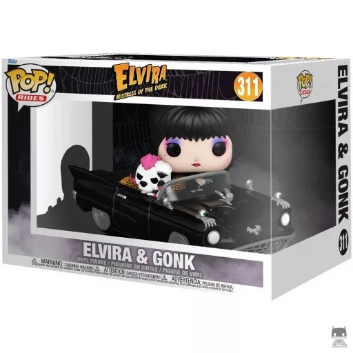 Figurine Funko POP Elvira & Gonk (Elvira, Maîtresse des Ténèbres)
