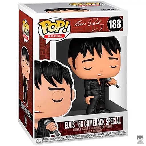 Figurine Funko POP Elvis'68 Comeback Special (Elvis Presley)