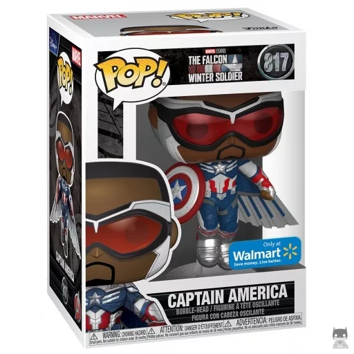Figurine Funko POP Captain America (Metallic) (Walmart)