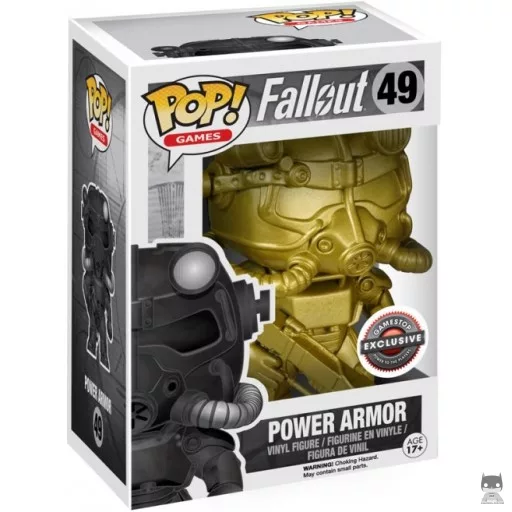 Figurine Funko POP Power Armor (Or) (Chase) (Exclusive)