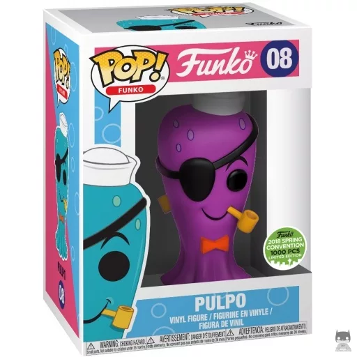 Figurine Funko POP Pulpo (Violet) (Fantastik Plastik)