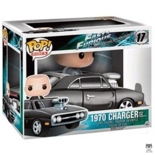 Figurine Funko POP Dom Toretto dans Charger (Fast and Furious)