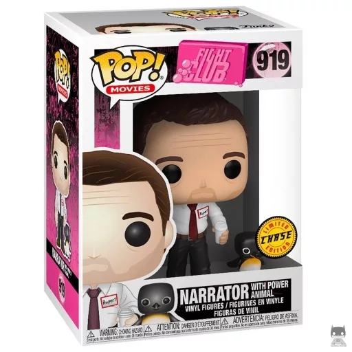 Figurine Funko POP Le Naratteur avec Pingouin (Chase) (Fight Club)