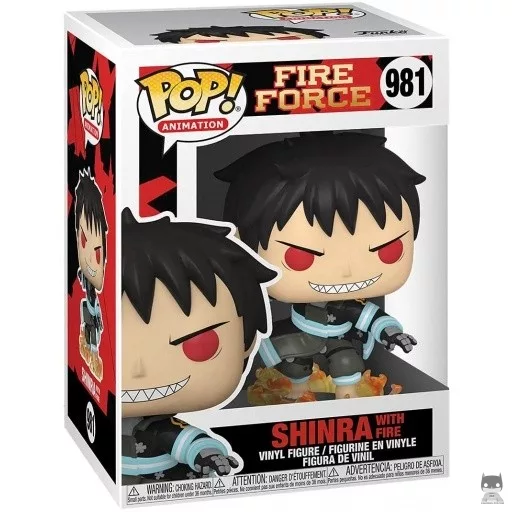 Figurine Funko POP Shinra avec Feu (Fire Force)