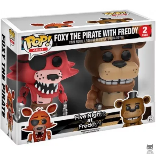 Figurine Funko POP Foxy the Pirate & Freddy (Pop! Vinyl)
