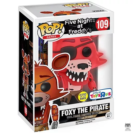 Figurine Funko POP Foxy (Pirate) (Rouge) (Glow in the Dark)