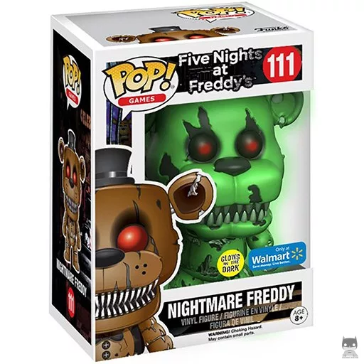Figurine Funko POP Freddy Fazbear (Cauchemar) (Five Nights at Freddy's)