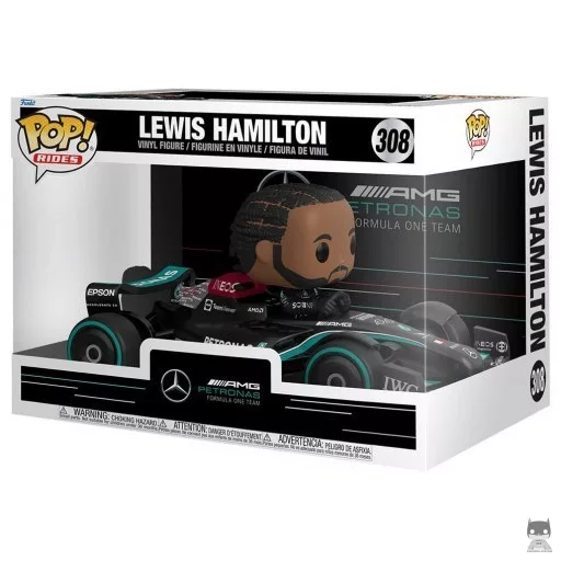 Figurine Funko POP Lewis Hamilton dans F1 Mercedes AMG (Formula 1)
