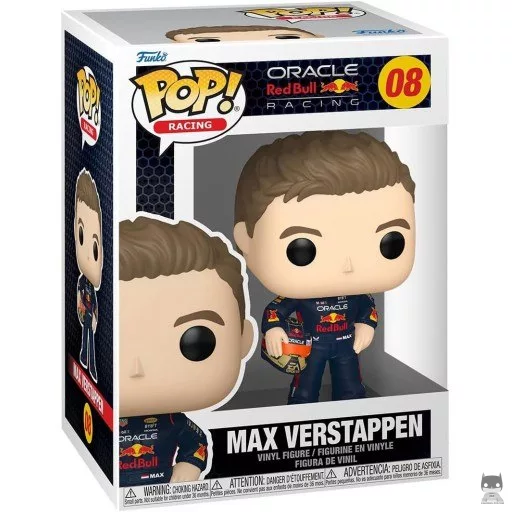 Figurine Funko POP Max Verstappen avec Casque (Oracle Red Bull Racing) (Max Verstappen)