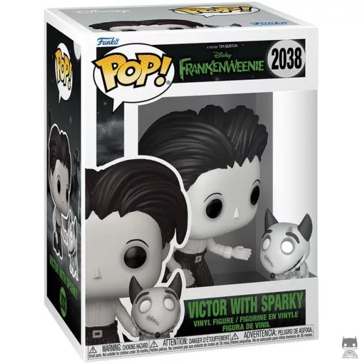 Figurine Funko POP Victor avec Sparky (Frankenweenie)