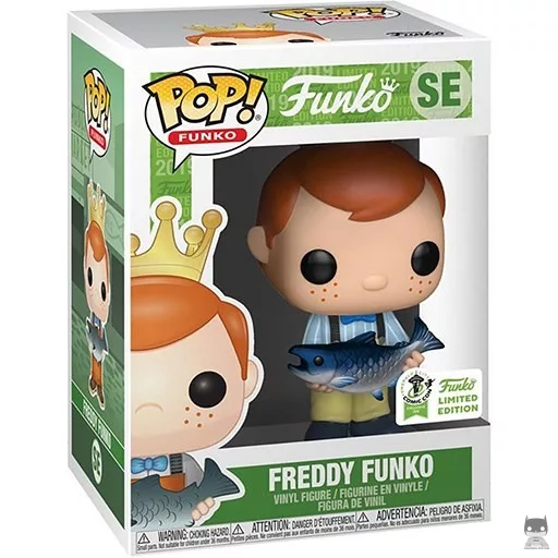 Figurine Funko POP Freddy Funko avec Poisson Fish (Pantalon jaune) (Freddy Funko)
