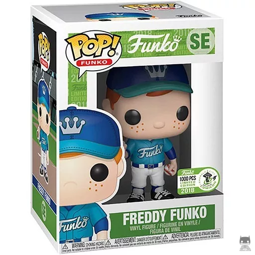Figurine Funko POP Freddy Funko (Baseball) (Bleu ciel) (Pop! Vinyl)