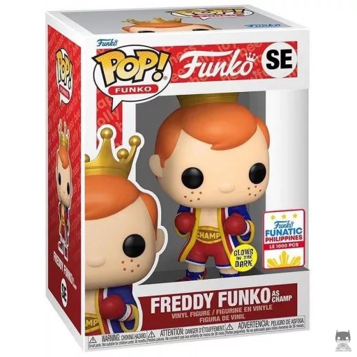 Figurine Funko POP Freddy Funko en Champion de Boxe (Glow in the Dark) (Freddy Funko)