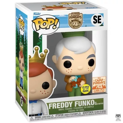 Figurine Funko POP Freddy Funko En Chapelier Fou - Glow In The Dark (Pop! Vinyl)