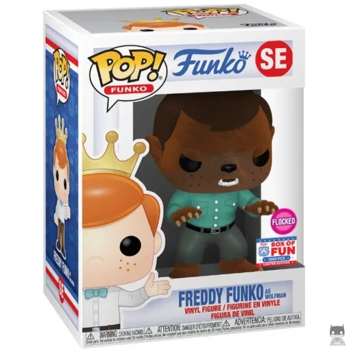 Figurine Funko POP Freddy Funko en Loup-Garou (Flocked) (Freddy Funko)