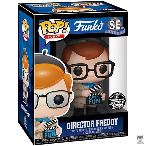 Figurine Funko POP Freddy Funko en Réalisateur (Pop! Vinyl)