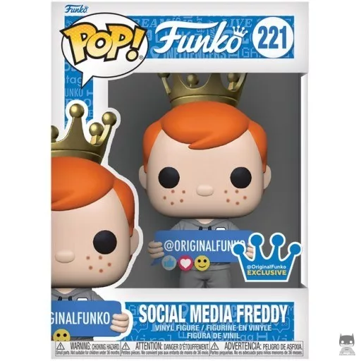 Figurine Funko POP Réseaux Sociaux Freddy (Freddy Funko)
