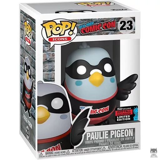 Figurine Funko POP Pigeon Paulie (Noir) (Freddy Funko)