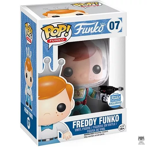 Figurine Funko POP Freddy Funko (avec pistolet laser) (Funko Shop)