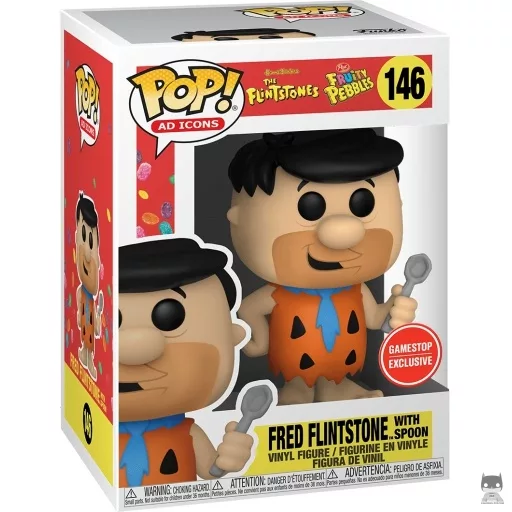 Figurine Funko POP Fred Pierrafeu avec Cuillère (Fruity Pebbles)