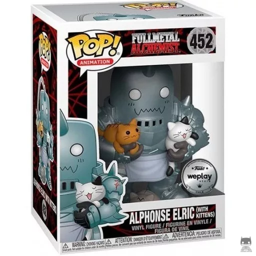 Figurine Funko POP Alphonse Elric avec Chatons (Fullmetal Alchemist)