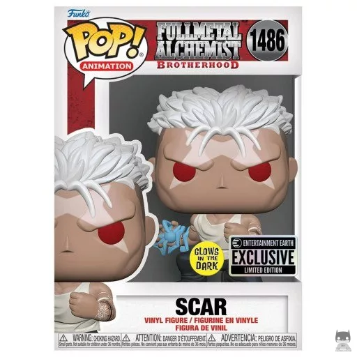Figurine Funko POP Scar (Glow in the Dark) (Fullmetal Alchemist: Brotherhood)