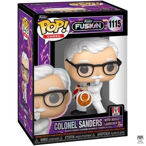 Figurine Funko POP Colonel Sanders avec Lance-Nuggets (Funko Fusion)