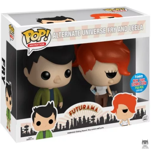 Figurine Funko POP Fry & Leela (Univers Alternatif) (Pop! Vinyl)