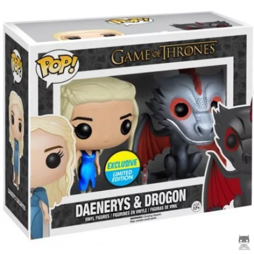 Figurine Funko POP Daenerys & Drogon (Metallic) (Pop! Vinyl)