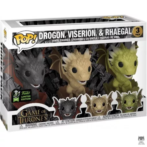 Figurine Funko POP Drogon, Viserion, & Rhaegal (Pop! Vinyl)
